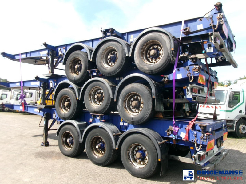 Montracon Stack - 3 x container chassis 20-30-40-45 ft - 컨테이너 운반 장치/ 스와프 보디 세미 트레일러 : 사진 4 Montracon Stack - 3 x container chassis 20-30-40-45 ft - 컨테이너 운반 장치/ 스와프 보디 세미 트레일러 : 사진 4