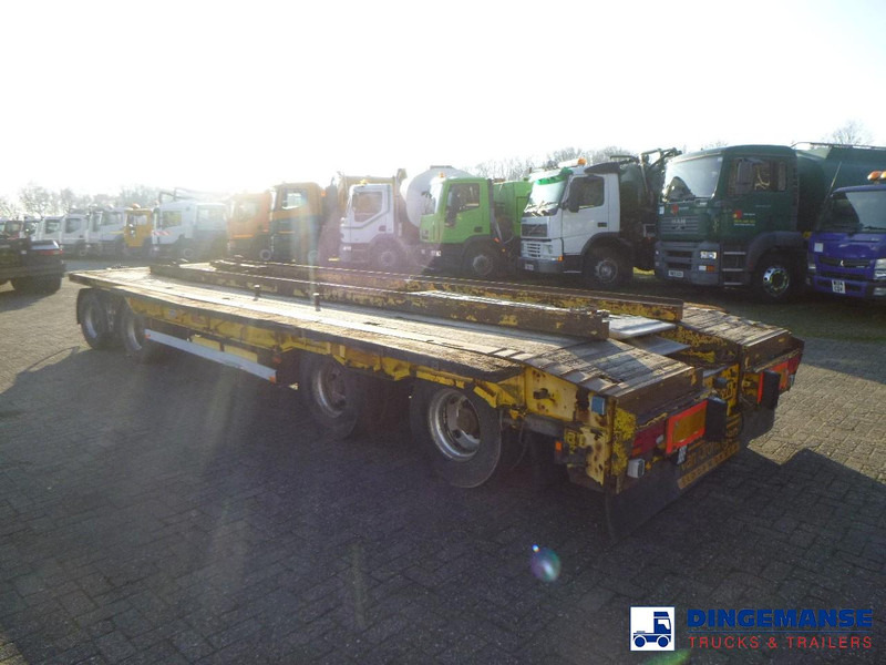 Nooteboom 4-axle lowbed drawbar trailer ASD-40-22 - 드롭사이드/ 플랫베드 트레일러 : 사진 4 Nooteboom 4-axle lowbed drawbar trailer ASD-40-22 - 드롭사이드/ 플랫베드 트레일러 : 사진 4