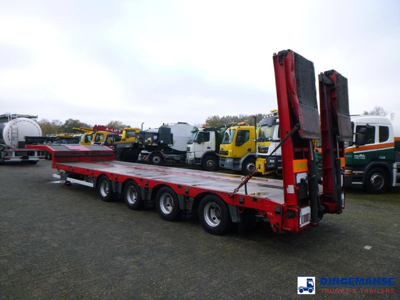 Nooteboom 4-axle semi-lowbed trailer 75 t + ramps - 저하대 세미 트레일러 : 사진 3 Nooteboom 4-axle semi-lowbed trailer 75 t + ramps - 저하대 세미 트레일러 : 사진 3