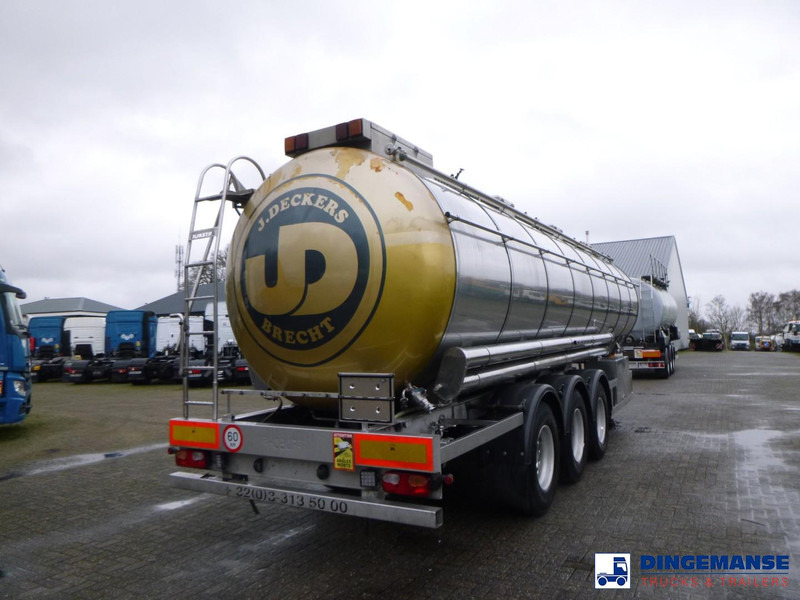 Parcisa Chemical tank inox L4BH 30 m3 / 1 comp / ADR 30/03/24 - 유조 세미 트레일러 : 사진 3 Parcisa Chemical tank inox L4BH 30 m3 / 1 comp / ADR 30/03/24 - 유조 세미 트레일러 : 사진 3