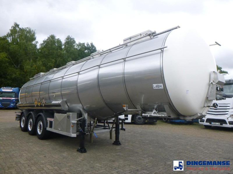 Parcisa Chemical tank inox L4BH 37.5 m3 / 1 comp - 유조 세미 트레일러 : 사진 2 Parcisa Chemical tank inox L4BH 37.5 m3 / 1 comp - 유조 세미 트레일러 : 사진 2
