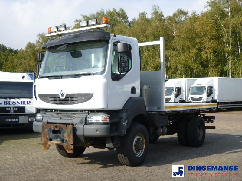 Renault Kerax 380 DXI 4x4 Euro 5 + Hydraulics - 드롭사이드/ 플랫베드 트럭 : 사진 1 Renault Kerax 380 DXI 4x4 Euro 5 + Hydraulics - 드롭사이드/ 플랫베드 트럭 : 사진 1