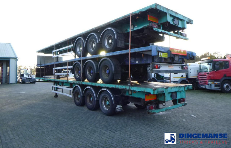 SDC Stack - 3 x platform trailer 13.6 m / 39 t - 드롭사이드/ 플랫베드 세미 트레일러 : 사진 4 SDC Stack - 3 x platform trailer 13.6 m / 39 t - 드롭사이드/ 플랫베드 세미 트레일러 : 사진 4