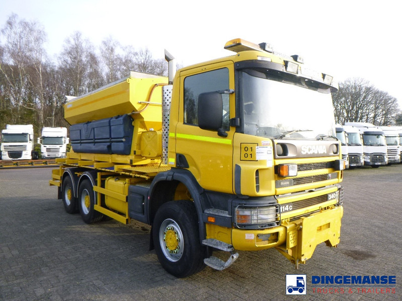 Scania P114-340 CB 6X6 RHD gritter / snow plough - 제설차량 : 사진 2 Scania P114-340 CB 6X6 RHD gritter / snow plough - 제설차량 : 사진 2