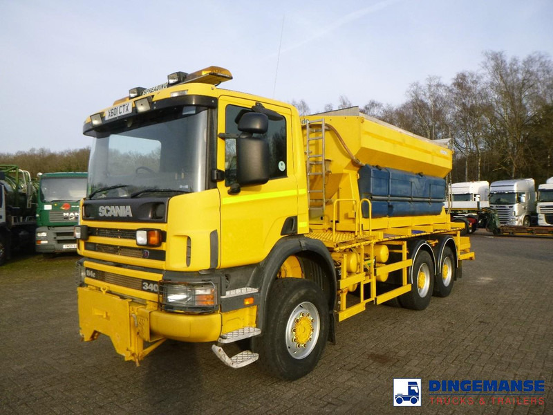 Scania P114-340 CB 6X6 RHD gritter / snow plough - 제설차량 : 사진 1 Scania P114-340 CB 6X6 RHD gritter / snow plough - 제설차량 : 사진 1
