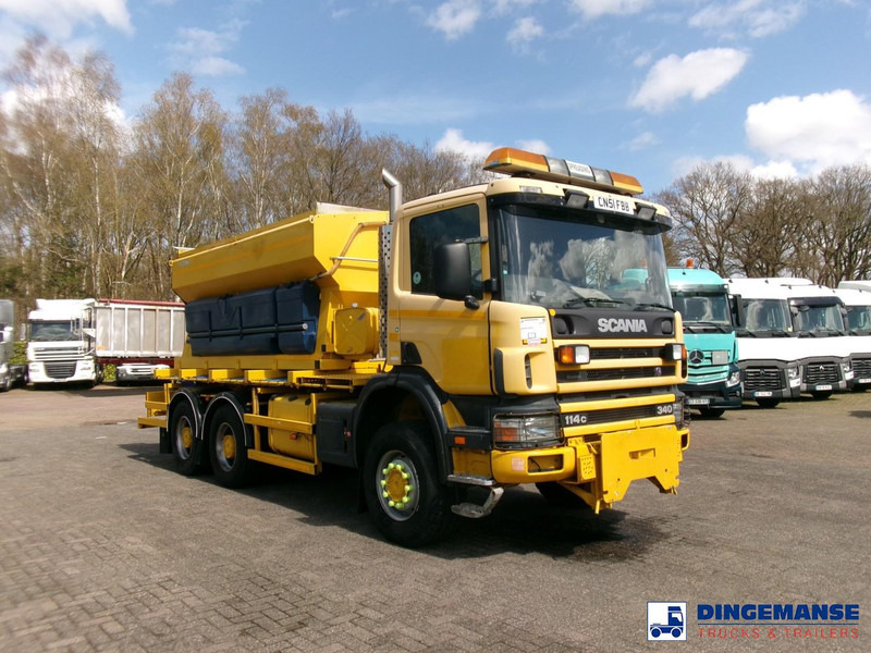 Scania P114-340 CB 6X6 RHD gritter / snow plough - 제설차량 : 사진 2 Scania P114-340 CB 6X6 RHD gritter / snow plough - 제설차량 : 사진 2