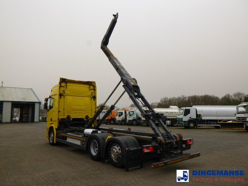 Scania R450 6x2 Euro 6C + Retarder + Meiller container hook 18.000 kg - 후크 리프트 트럭 : 사진 4 Scania R450 6x2 Euro 6C + Retarder + Meiller container hook 18.000 kg - 후크 리프트 트럭 : 사진 4