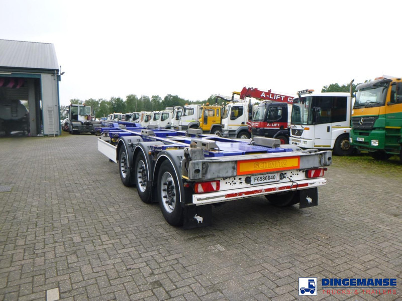 Schmitz Cargobull 3-axle container trailer 20-30-40-45 ft - 컨테이너 운반 장치/ 스와프 보디 세미 트레일러 : 사진 3 Schmitz Cargobull 3-axle container trailer 20-30-40-45 ft - 컨테이너 운반 장치/ 스와프 보디 세미 트레일러 : 사진 3