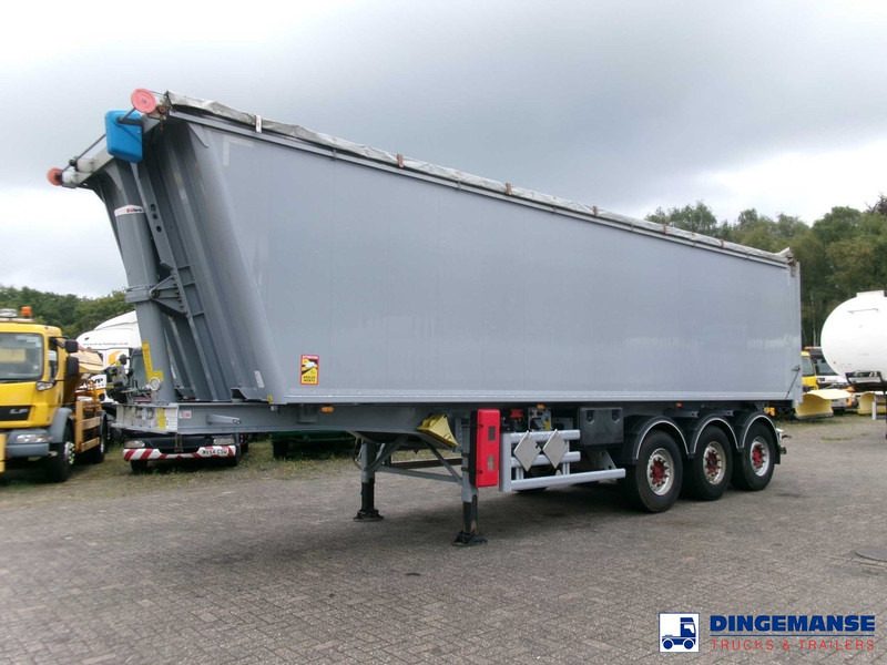Stas Tipper trailer alu 49 m3 + tarpaulin + ADR - 덤프 세미 트레일러 : 사진 1 Stas Tipper trailer alu 49 m3 + tarpaulin + ADR - 덤프 세미 트레일러 : 사진 1