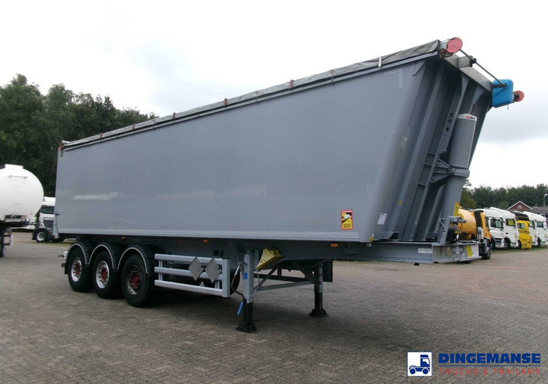Stas Tipper trailer alu 49 m3 + tarpaulin + ADR - 덤프 세미 트레일러 : 사진 2 Stas Tipper trailer alu 49 m3 + tarpaulin + ADR - 덤프 세미 트레일러 : 사진 2