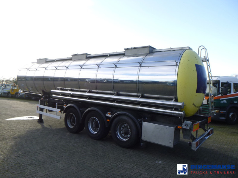 Van Hool Chemical tank inox 30 m3 / 1 comp - 유조 트레일러 : 사진 3 Van Hool Chemical tank inox 30 m3 / 1 comp - 유조 트레일러 : 사진 3