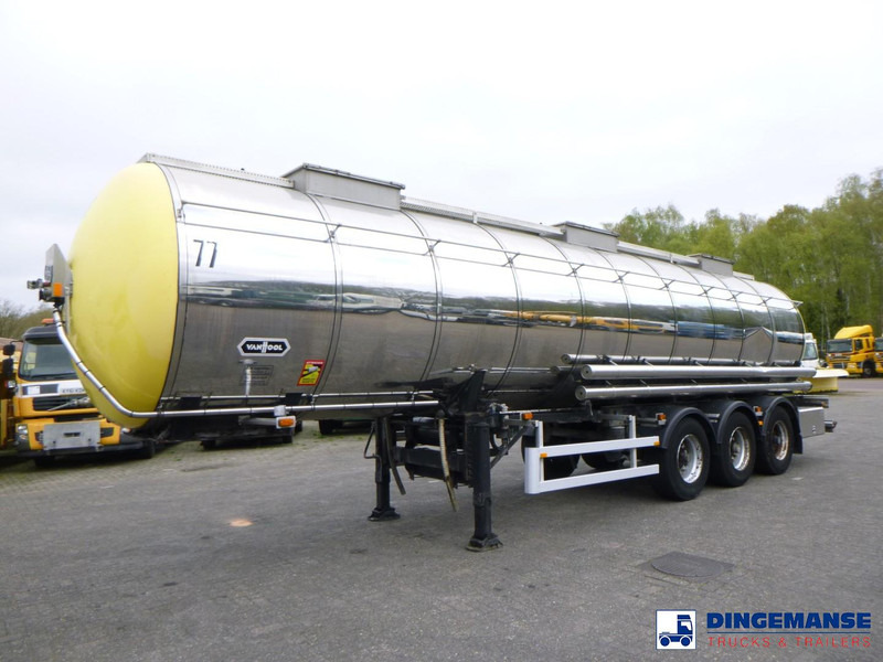 Van Hool Chemical tank inox 30 m3 / 1 comp - 유조 세미 트레일러 : 사진 1 Van Hool Chemical tank inox 30 m3 / 1 comp - 유조 세미 트레일러 : 사진 1