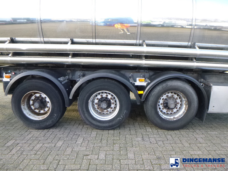 Van Hool Chemical tank inox 30 m3 / 1 comp - 유조 트레일러 : 사진 5 Van Hool Chemical tank inox 30 m3 / 1 comp - 유조 트레일러 : 사진 5