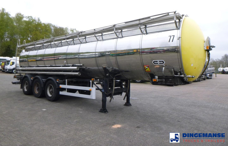 Van Hool Chemical tank inox 30 m3 / 1 comp - 유조 세미 트레일러 : 사진 2 Van Hool Chemical tank inox 30 m3 / 1 comp - 유조 세미 트레일러 : 사진 2