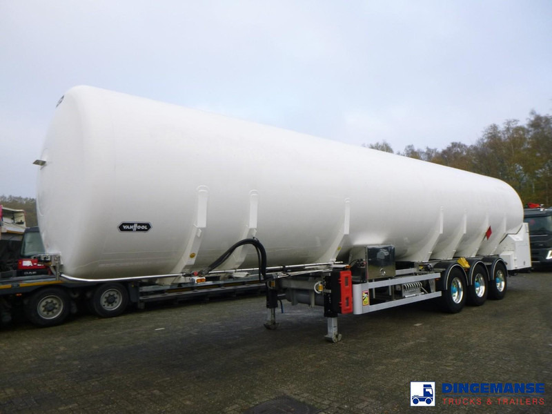 Van Hool Cryogenic tank inox 58.6 m3 / 1 comp / R10,4BN (methane/argon/nitrogen) - 유조 세미 트레일러 : 사진 1 Van Hool Cryogenic tank inox 58.6 m3 / 1 comp / R10,4BN (methane/argon/nitrogen) - 유조 세미 트레일러 : 사진 1