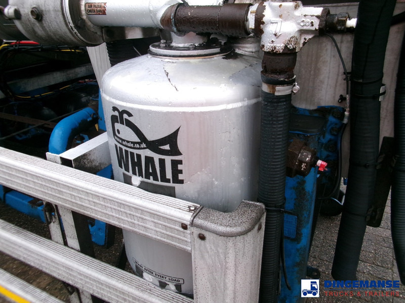 유조 세미 트레일러 WHALE Vacuum tank inox 30 m3 / 1 comp + pump : 사진 13
