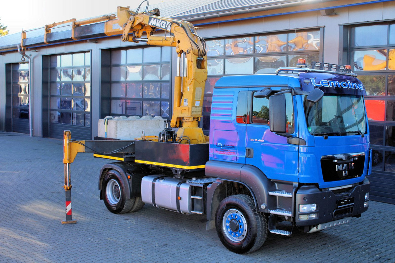 MAN TGS 18.480 4x4 BLS SZM+Pritsche MKG HLK 340 Kran - 트랙터 유닛 : 사진 1 MAN TGS 18.480 4x4 BLS SZM+Pritsche MKG HLK 340 Kran - 트랙터 유닛 : 사진 1