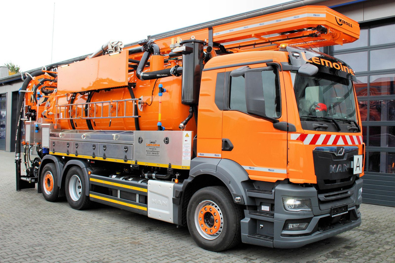 MAN TGS 26.480 6x2 Kroll 13m³ WRG Wasserrückgewinner - 진공 흡입 트럭 : 사진 2 MAN TGS 26.480 6x2 Kroll 13m³ WRG Wasserrückgewinner - 진공 흡입 트럭 : 사진 2