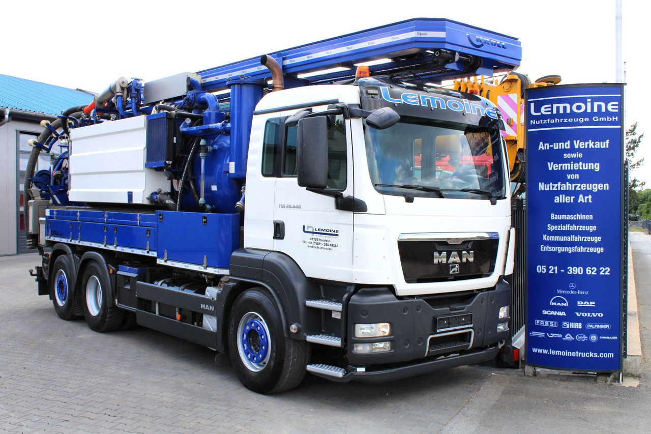 MAN TGS 28.440 6x2 Kroll 14,5m³ W-Rückgewinner KOMBI - 진공 흡입 트럭 : 사진 1 MAN TGS 28.440 6x2 Kroll 14,5m³ W-Rückgewinner KOMBI - 진공 흡입 트럭 : 사진 1