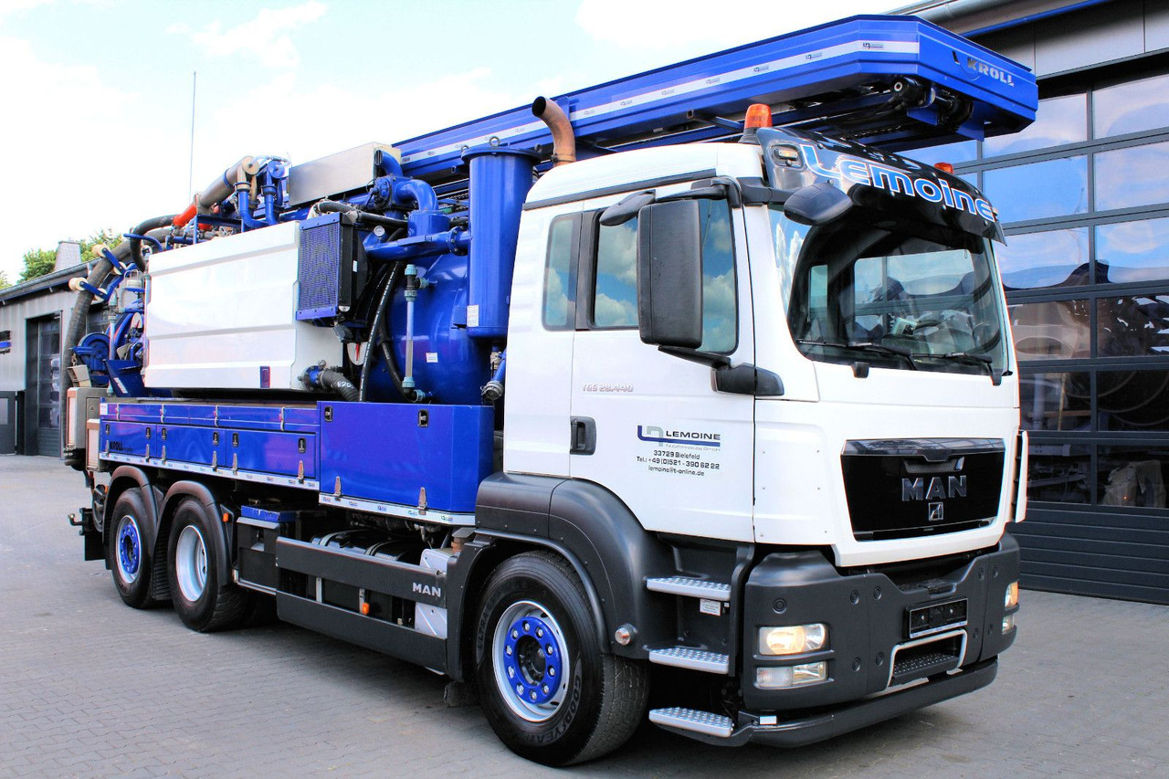 MAN TGS 28.440 6x2 Kroll 14,5m³ W-Rückgewinner KOMBI - 진공 흡입 트럭 : 사진 2 MAN TGS 28.440 6x2 Kroll 14,5m³ W-Rückgewinner KOMBI - 진공 흡입 트럭 : 사진 2