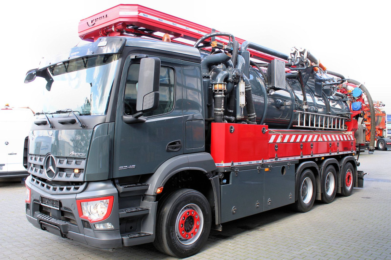 Mercedes-Benz AROCS 3246 8x4 Kroll 16m³ WRG Winterheizung -15C - 진공 흡입 트럭 : 사진 2 Mercedes-Benz AROCS 3246 8x4 Kroll 16m³ WRG Winterheizung -15C - 진공 흡입 트럭 : 사진 2