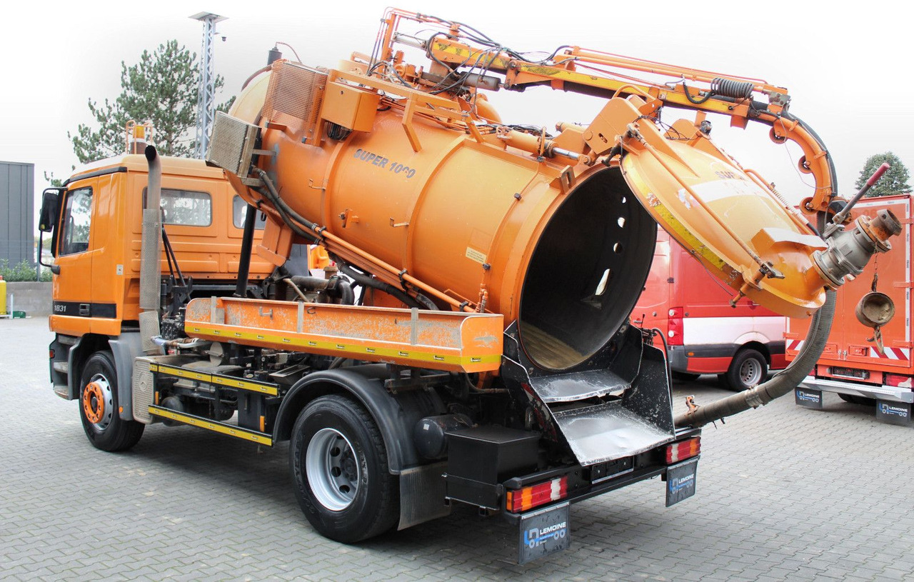 Mercedes-Benz Actros 1831 4x2 Hellmers 6,5m³ V2A INOX Kipper - 진공 흡입 트럭 : 사진 3 Mercedes-Benz Actros 1831 4x2 Hellmers 6,5m³ V2A INOX Kipper - 진공 흡입 트럭 : 사진 3