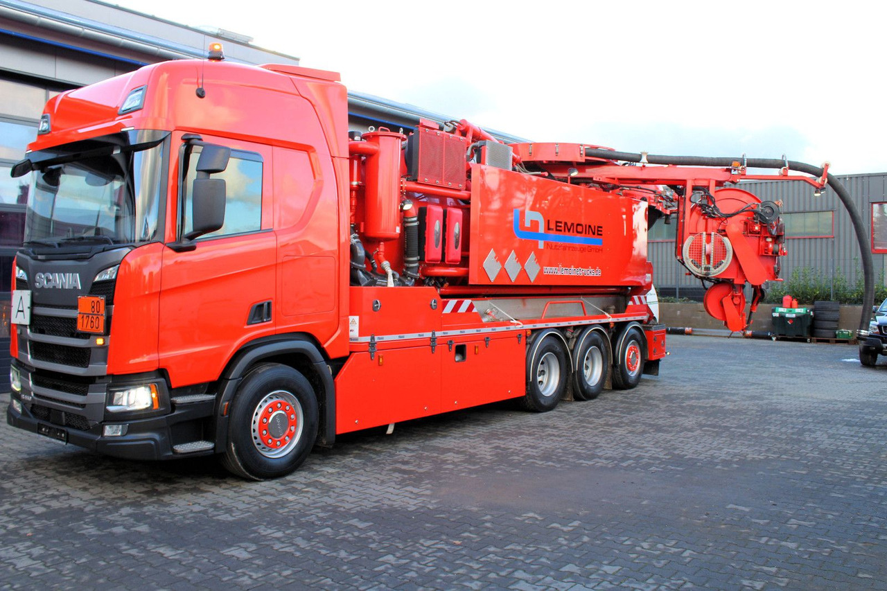 Scania R450 8x4 Kroll 19m³ W-Rückgewinner Kombi-HD +ADR - 진공 흡입 트럭 : 사진 2 Scania R450 8x4 Kroll 19m³ W-Rückgewinner Kombi-HD +ADR - 진공 흡입 트럭 : 사진 2