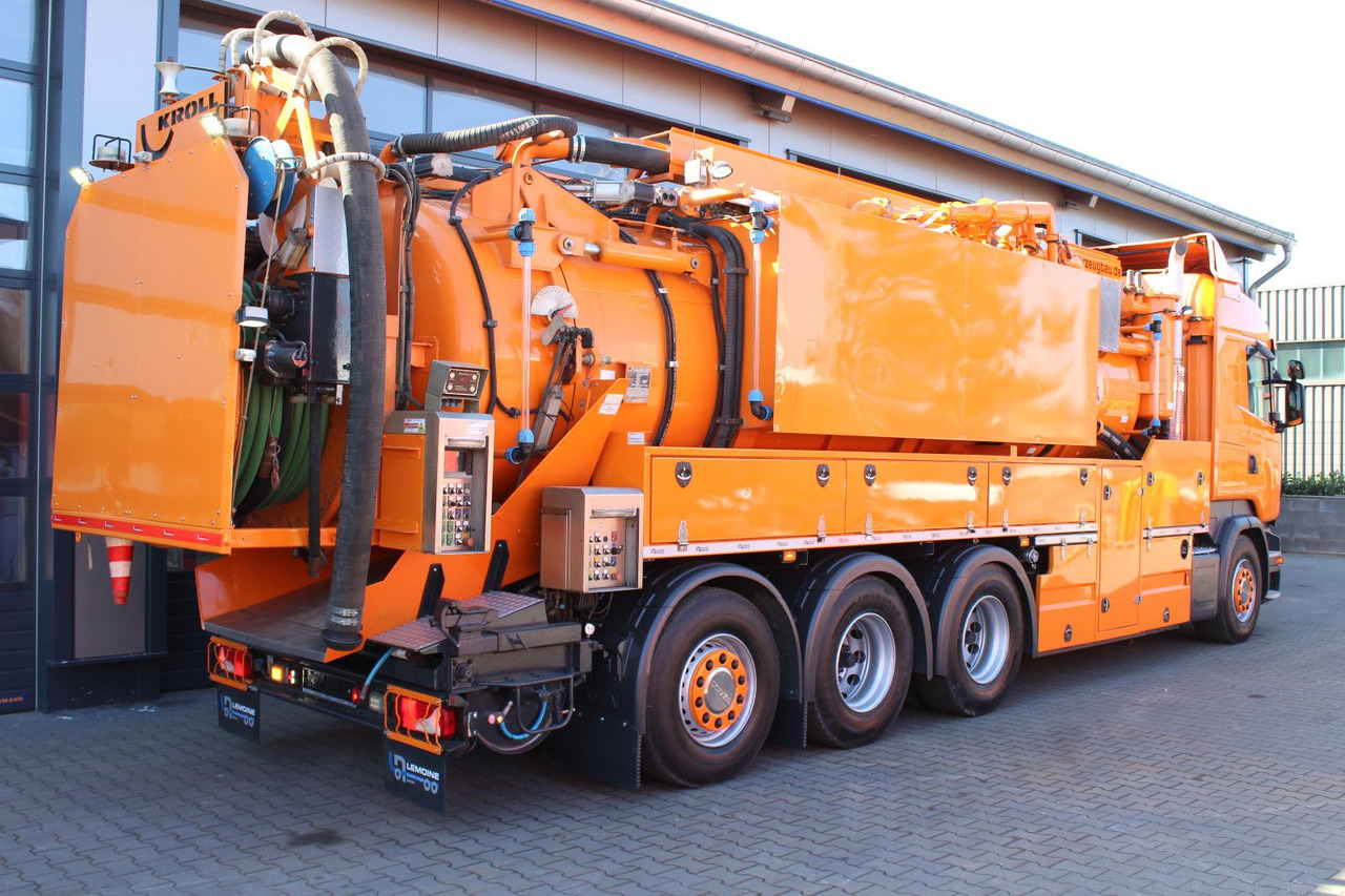 Scania R450 8x4 Kroll 19m³ Wasserrückgewinner Kombi-HD - 진공 흡입 트럭 : 사진 3 Scania R450 8x4 Kroll 19m³ Wasserrückgewinner Kombi-HD - 진공 흡입 트럭 : 사진 3