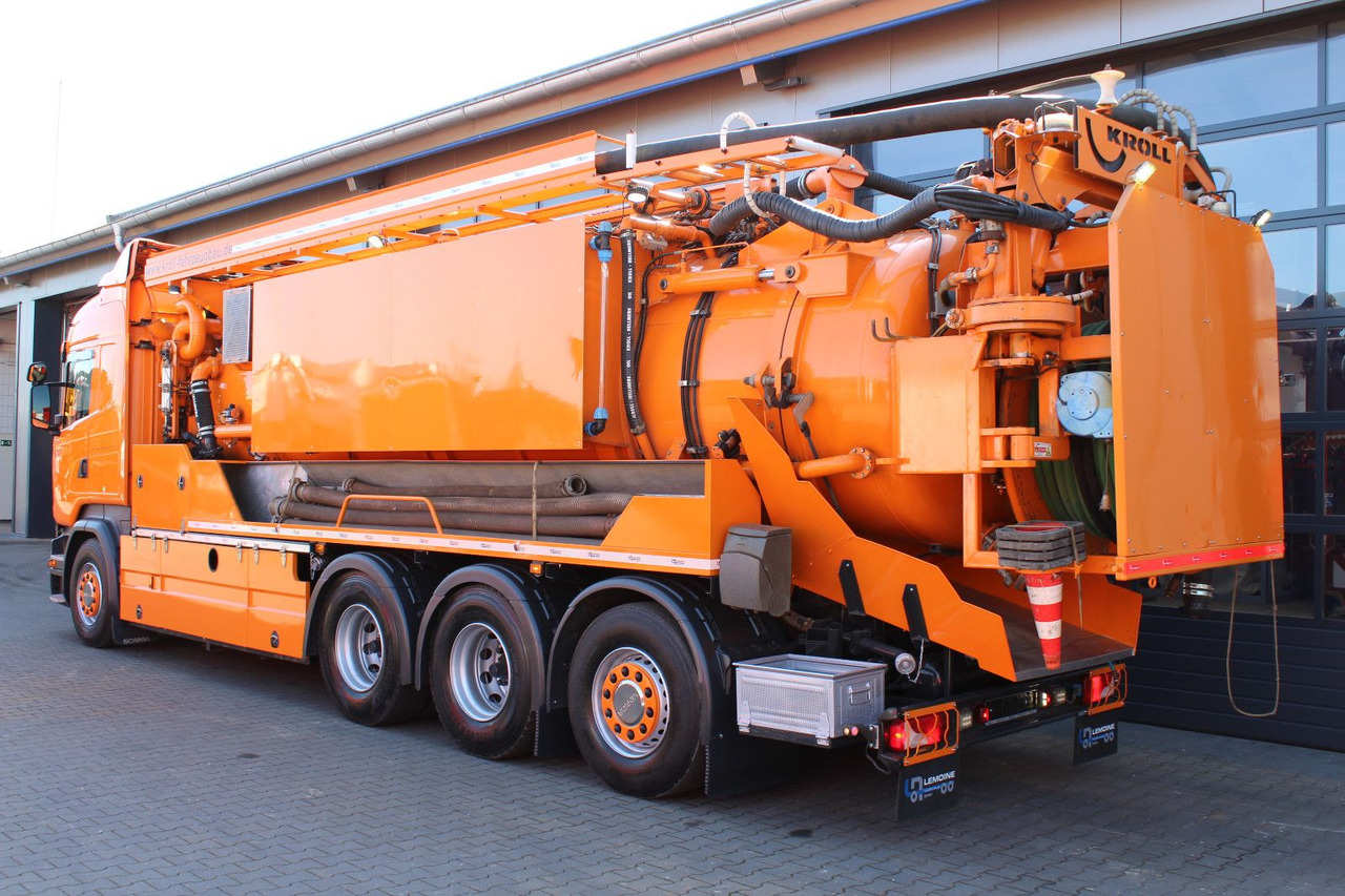 Scania R450 8x4 Kroll 19m³ Wasserrückgewinner Kombi-HD - 진공 흡입 트럭 : 사진 5 Scania R450 8x4 Kroll 19m³ Wasserrückgewinner Kombi-HD - 진공 흡입 트럭 : 사진 5