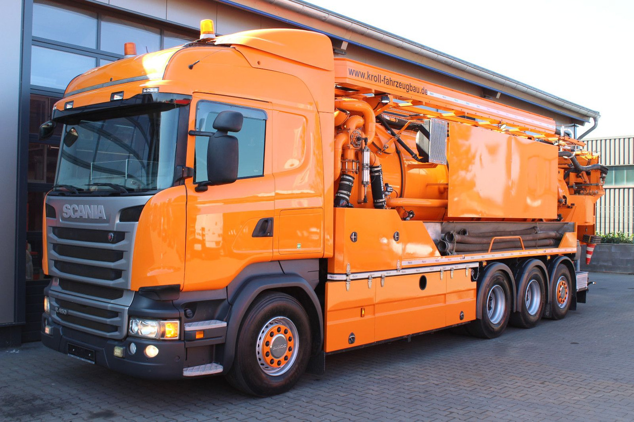 Scania R450 8x4 Kroll 19m³ Wasserrückgewinner Kombi-HD - 진공 흡입 트럭 : 사진 4 Scania R450 8x4 Kroll 19m³ Wasserrückgewinner Kombi-HD - 진공 흡입 트럭 : 사진 4