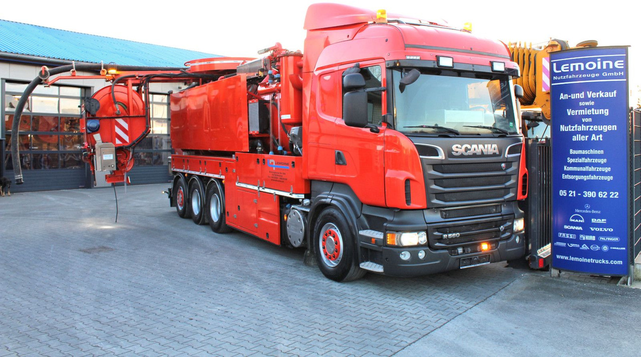 Scania R560 V8 8x4 Kroll 20m³ WRG 2x HD-Pumpe 620 Liter - 진공 흡입 트럭 : 사진 1 Scania R560 V8 8x4 Kroll 20m³ WRG 2x HD-Pumpe 620 Liter - 진공 흡입 트럭 : 사진 1