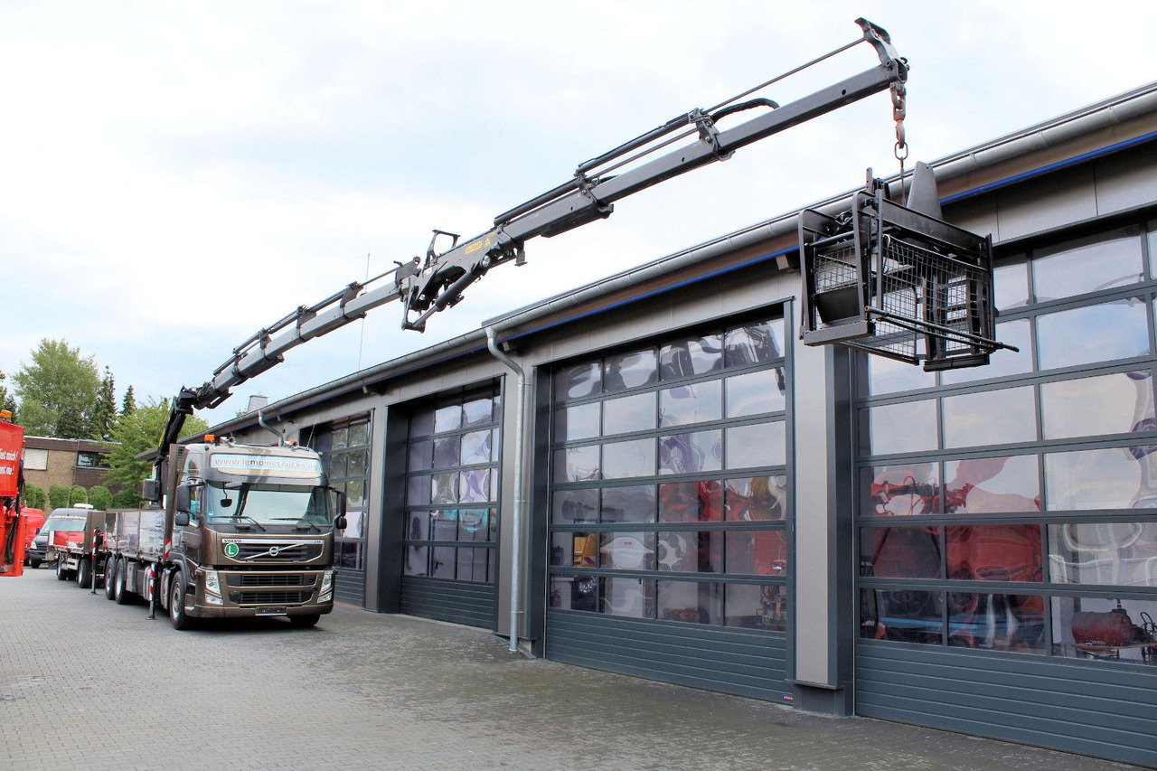 Volvo FM 420 6x2 Container-Pritsche+Kran PK 34.002+JIB - 드롭사이드/ 플랫베드 트럭, 크레인 트럭 : 사진 1 Volvo FM 420 6x2 Container-Pritsche+Kran PK 34.002+JIB - 드롭사이드/ 플랫베드 트럭, 크레인 트럭 : 사진 1