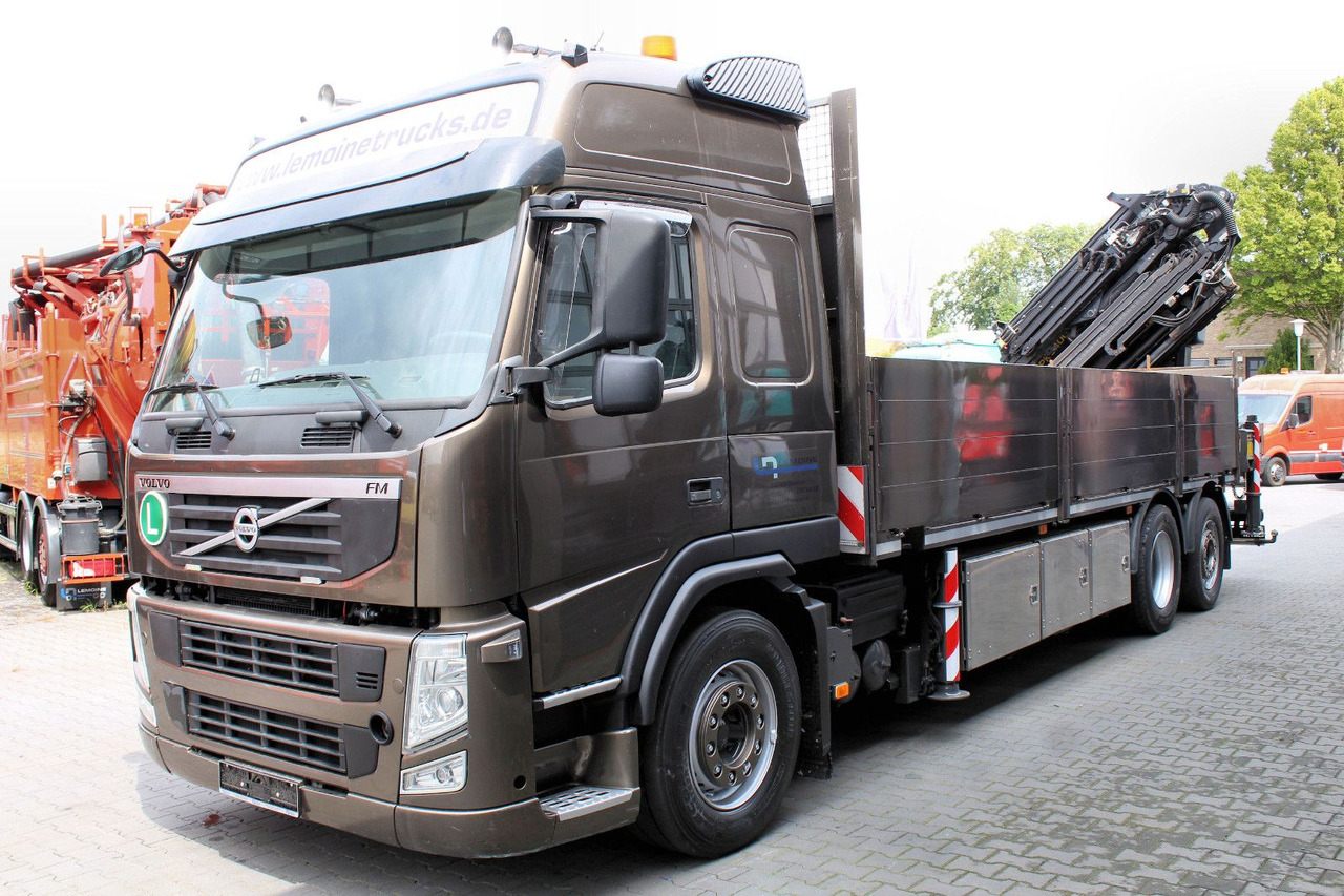 Volvo FM 420 6x2 Container-Pritsche+Kran PK 34.002+JIB - 드롭사이드/ 플랫베드 트럭, 크레인 트럭 : 사진 3 Volvo FM 420 6x2 Container-Pritsche+Kran PK 34.002+JIB - 드롭사이드/ 플랫베드 트럭, 크레인 트럭 : 사진 3