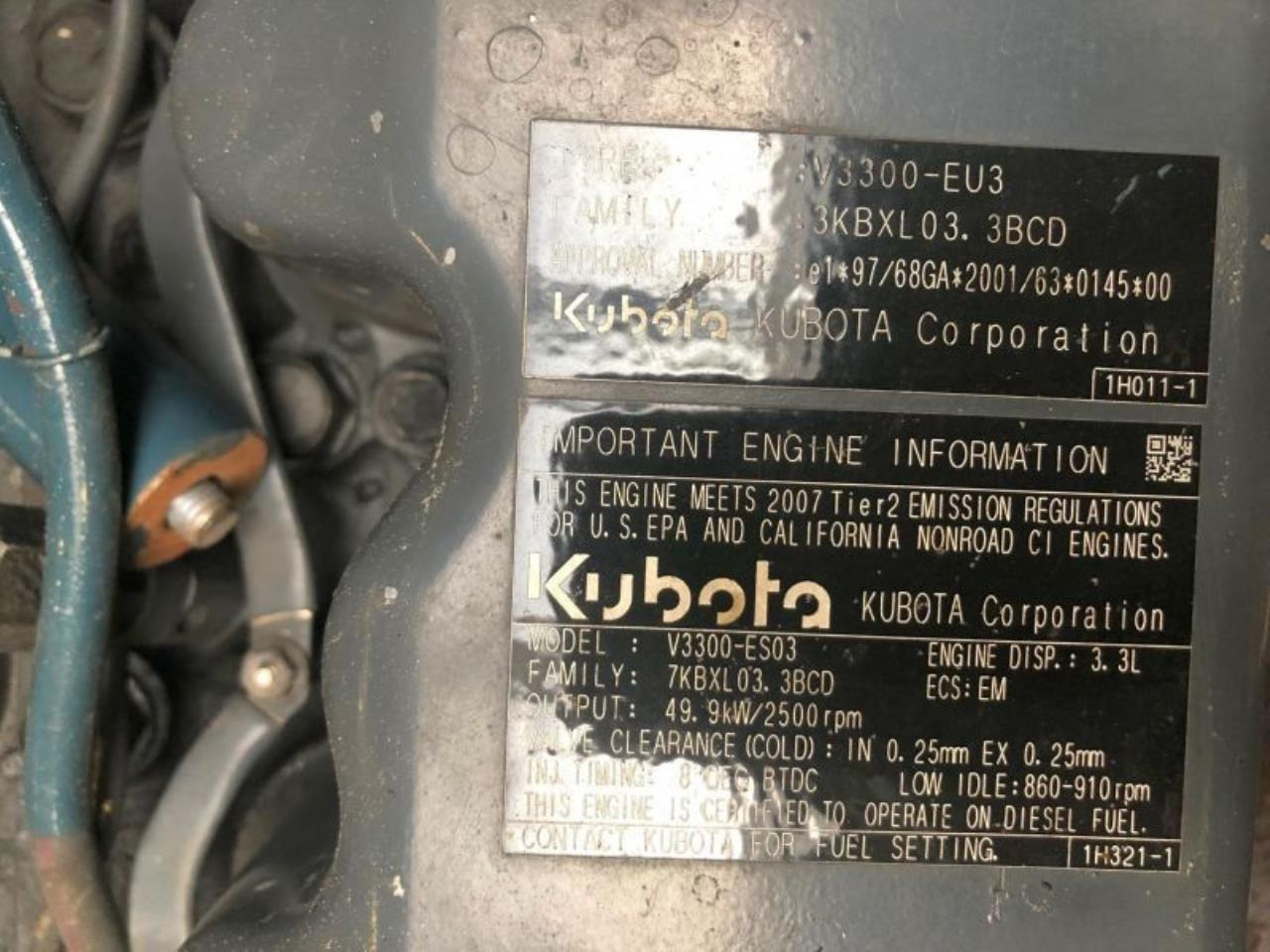 Kubota V3300-EU3 - 엔진 : 사진 3 Kubota V3300-EU3 - 엔진 : 사진 3