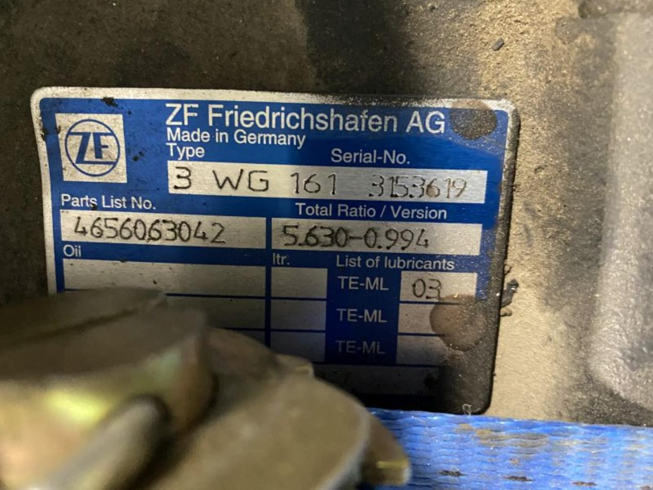 ZF 3WG161 - 변속기 자재 취급 장비 용 : 사진 5 ZF 3WG161 - 변속기 자재 취급 장비 용 : 사진 5