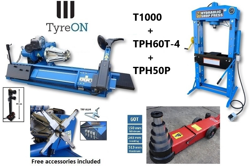 T1000 + TPH60T-4 + TPH50P - 작업장 장비 : 사진 1 T1000 + TPH60T-4 + TPH50P - 작업장 장비 : 사진 1