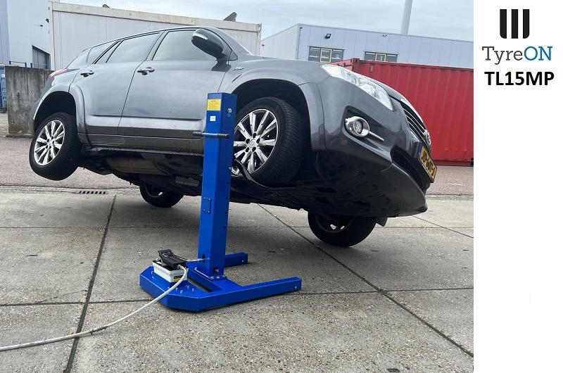 TL15MP mobile single post autolift - easyjacklift 3000 kg - air hydraulic - Lift vehicles up to 3000 kg from the side - 작업장 장비 : 사진 1 TL15MP mobile single post autolift - easyjacklift 3000 kg - air hydraulic - Lift vehicles up to 3000 kg from the side - 작업장 장비 : 사진 1