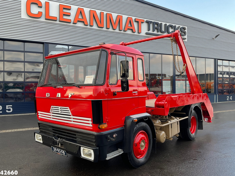 DAF FA 1600 DF 485 14 Ton portaalarmsysteem Oldtimer - 스킵 로더 트럭 : 사진 1 DAF FA 1600 DF 485 14 Ton portaalarmsysteem Oldtimer - 스킵 로더 트럭 : 사진 1