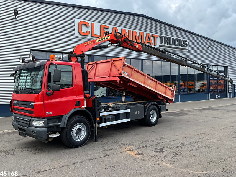 DAF FA 75 CF 360 Palfinger 12 Tonmeter laadkraan - 덤프트럭, 크레인 트럭 : 사진 1 DAF FA 75 CF 360 Palfinger 12 Tonmeter laadkraan - 덤프트럭, 크레인 트럭 : 사진 1