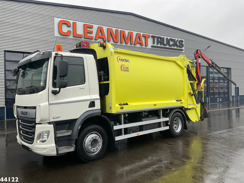 DAF FA CF 340 Euro 6 Norba 17 m³ + Palfinger 3.8 Tonmeter laadkraan + Winch - 쓰레기차 : 사진 1 DAF FA CF 340 Euro 6 Norba 17 m³ + Palfinger 3.8 Tonmeter laadkraan + Winch - 쓰레기차 : 사진 1