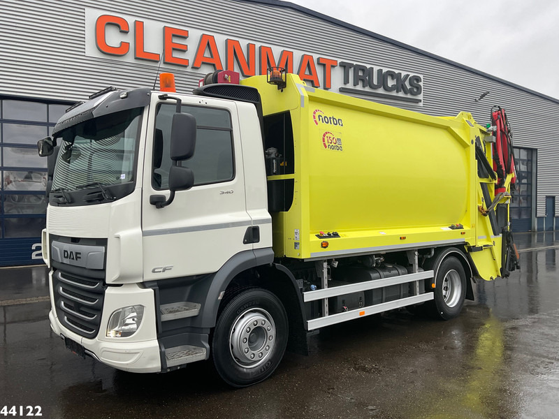 DAF FA CF 340 Euro 6 Norba 17 m³ + Palfinger 3.8 Tonmeter laadkraan + Winch - 쓰레기차 : 사진 3 DAF FA CF 340 Euro 6 Norba 17 m³ + Palfinger 3.8 Tonmeter laadkraan + Winch - 쓰레기차 : 사진 3
