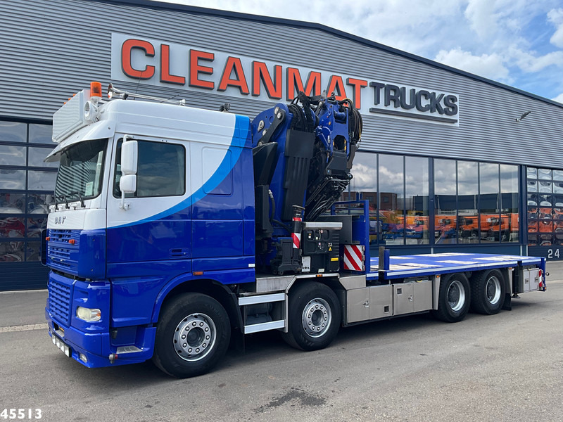 DAF FAD 95 XF 480 8x4 Effer 85 Tonmeter laadkraan + Fly-Jib (Bj. 2012) - 크레인 트럭 : 사진 2 DAF FAD 95 XF 480 8x4 Effer 85 Tonmeter laadkraan + Fly-Jib (Bj. 2012) - 크레인 트럭 : 사진 2