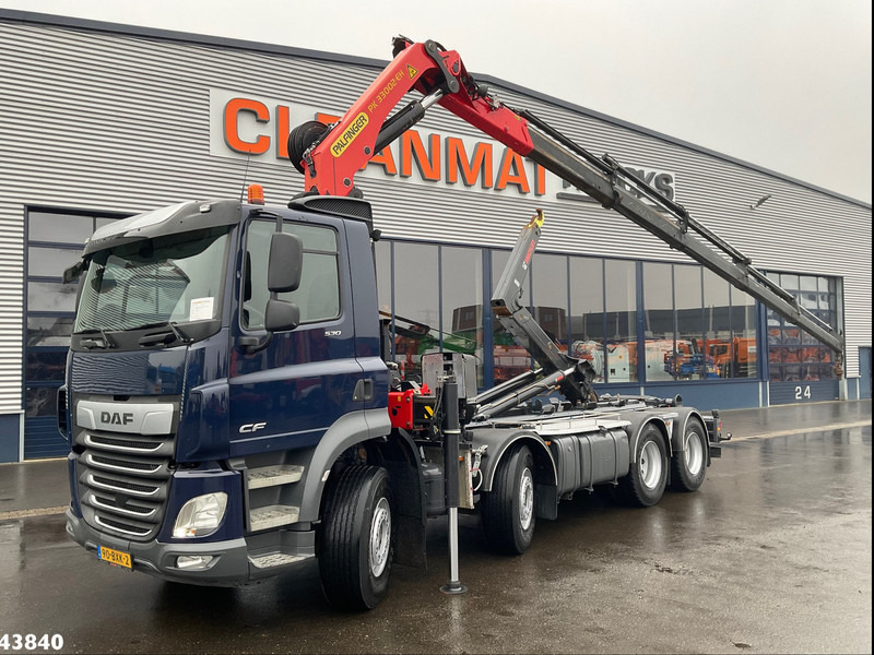 DAF FAD CF 530 8x4 Euro 6 Palfinger 33 Tonmeter laadkraan - 후크 리프트 트럭, 크레인 트럭 : 사진 1 DAF FAD CF 530 8x4 Euro 6 Palfinger 33 Tonmeter laadkraan - 후크 리프트 트럭, 크레인 트럭 : 사진 1