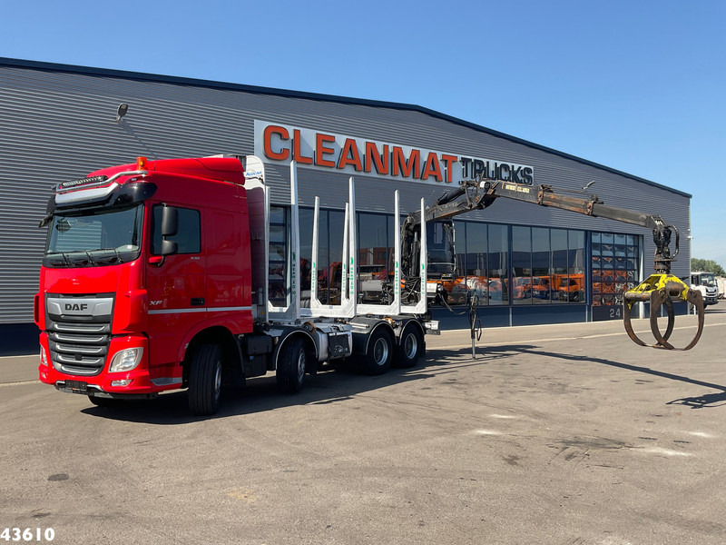 DAF FAD XF 530 8x4 Holzkran - 크레인 트럭 : 사진 1 DAF FAD XF 530 8x4 Holzkran - 크레인 트럭 : 사진 1