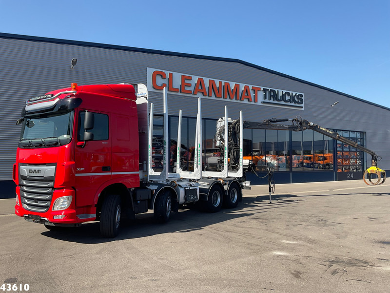 DAF FAD XF 530 8x4 Holzkran - 크레인 트럭 : 사진 2 DAF FAD XF 530 8x4 Holzkran - 크레인 트럭 : 사진 2