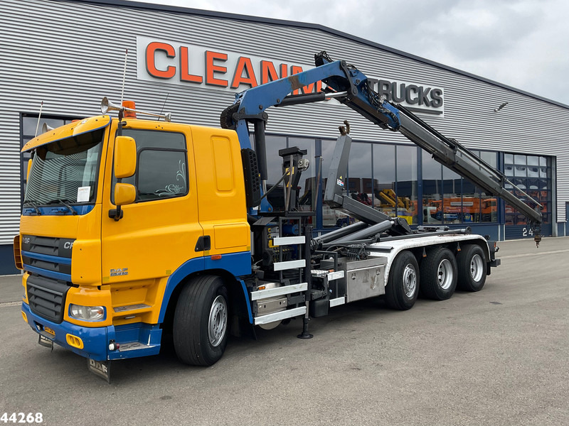 DAF FAK 85 CF 410 Palfinger 18 Tonmeter laadkraan - 후크 리프트 트럭, 크레인 트럭 : 사진 1 DAF FAK 85 CF 410 Palfinger 18 Tonmeter laadkraan - 후크 리프트 트럭, 크레인 트럭 : 사진 1
