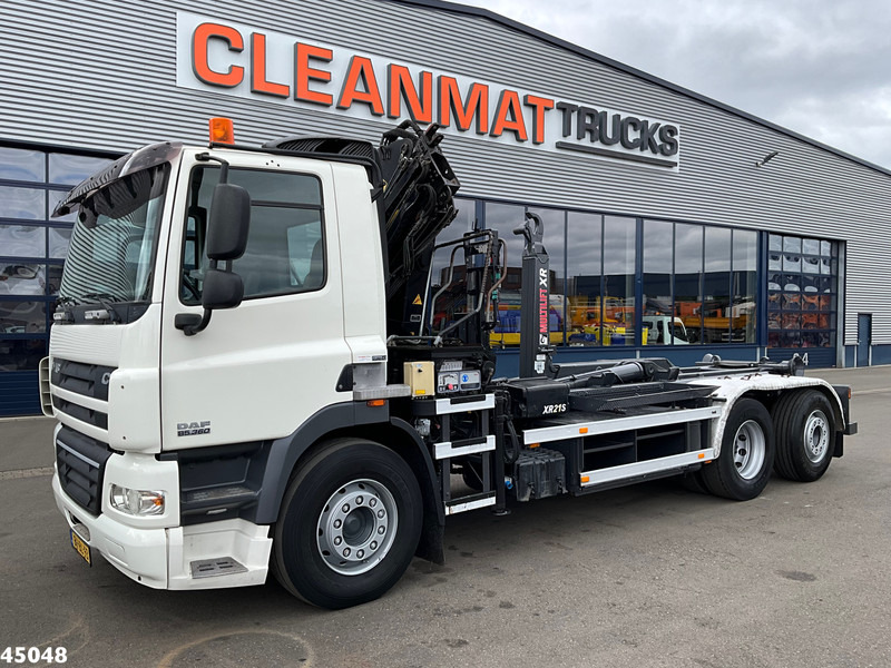 DAF FAN 85 CF 360 Euro 5 Hiab 12 Tonmeter laadkraan - 후크 리프트 트럭, 크레인 트럭 : 사진 2 DAF FAN 85 CF 360 Euro 5 Hiab 12 Tonmeter laadkraan - 후크 리프트 트럭, 크레인 트럭 : 사진 2