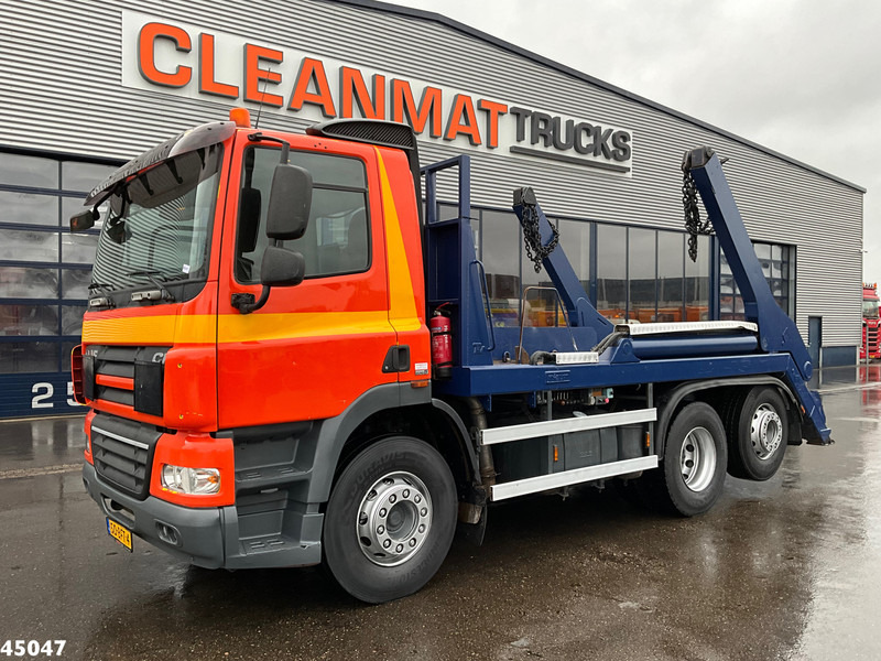 DAF FAN 85 CF 410 Hyvalift 18 Ton portaalarmsysteem - 스킵 로더 트럭 : 사진 2 DAF FAN 85 CF 410 Hyvalift 18 Ton portaalarmsysteem - 스킵 로더 트럭 : 사진 2