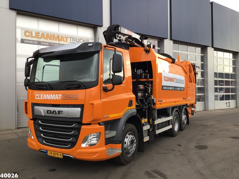 DAF FAN CF 340 Hiab 21 Tonmeter laadkraan - 쓰레기차 : 사진 2 DAF FAN CF 340 Hiab 21 Tonmeter laadkraan - 쓰레기차 : 사진 2