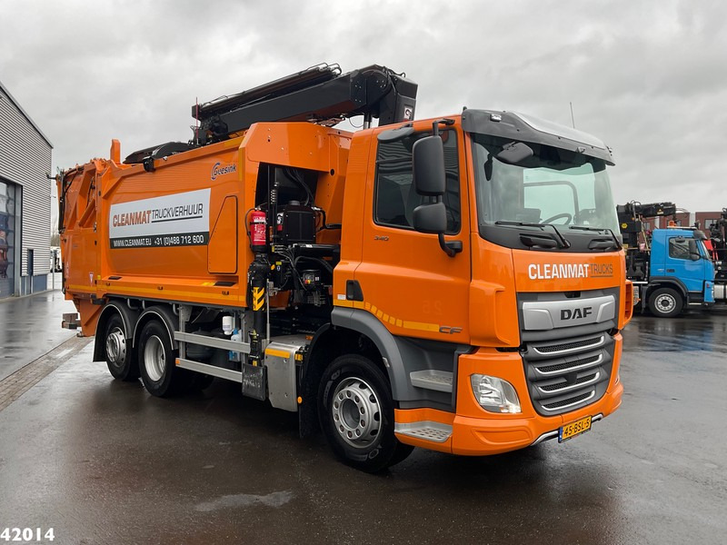 DAF FAN CF 340 Hiab 23 ton/meter laadkraan Welvaarts weighing system - 쓰레기차 : 사진 3 DAF FAN CF 340 Hiab 23 ton/meter laadkraan Welvaarts weighing system - 쓰레기차 : 사진 3